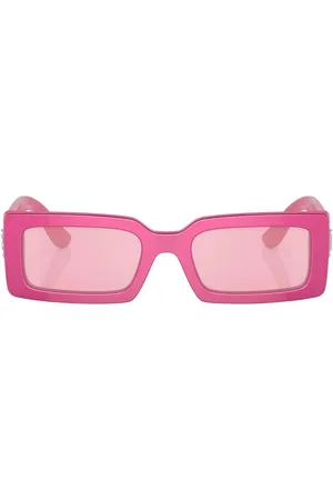 Dolce & Gabbana Logo-plaque rectangle frame sunglasses