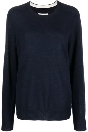 Maison Margiela Crew-neck wool-blend jumper
