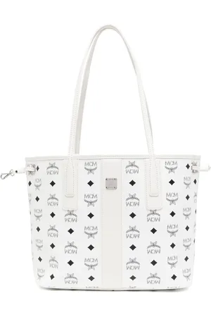 MCM Small Liz Reversible Tote Bag - White for Women