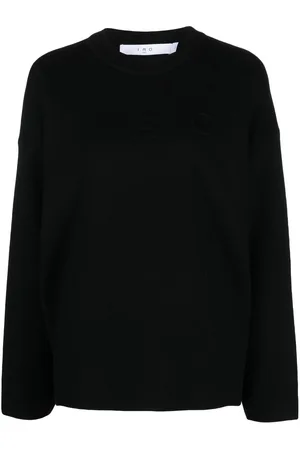 IRO Intarsia knit-logo jumper
