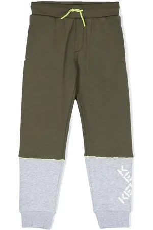Kenzo Colour-block logo-print track-pants