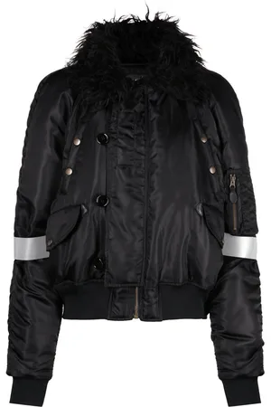 Maison Margiela Brushed-collar bomber jacket
