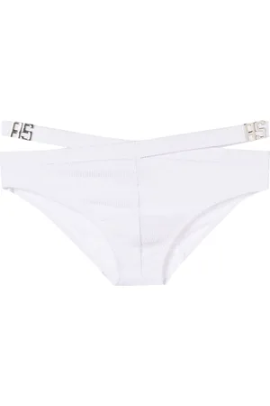AMIR SLAMA Cut-out logo swimming trunks