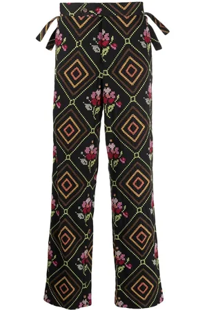 BODE Printed Trousers sale - discounted price | FASHIOLA.in