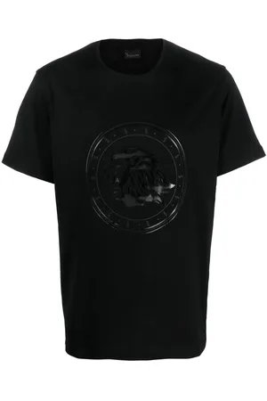 BILLIONAIRE Flocked-logo short-sleeved T-shirt