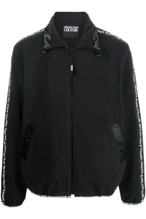 VERSACE Logo-print track jacket