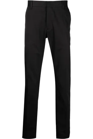 Emporio Armani Satin waistband slim-fit trousers