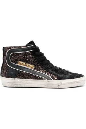 Golden Goose Slide glitter high-top sneakers