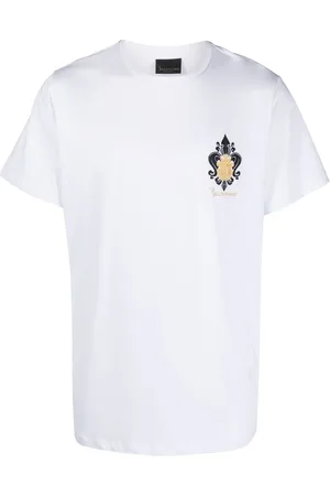 BILLIONAIRE Crest-logo crew-neck T-shirt
