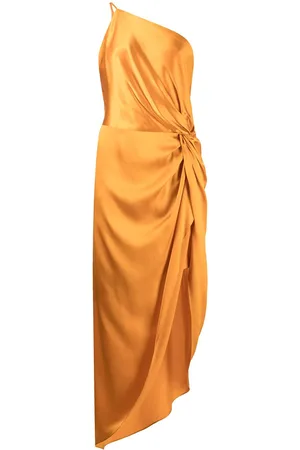 Michelle Mason Twist knot silk dress