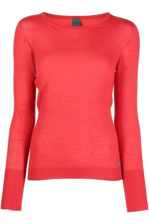 LORENA ANTONIAZZI Glitter-star detail knit jumper