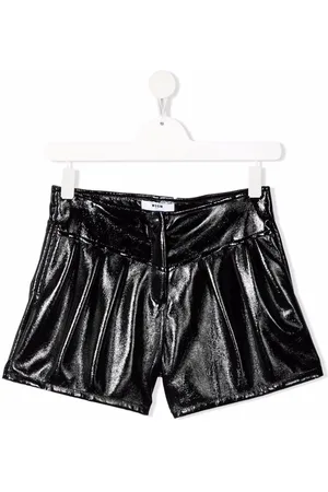 Msgm High-shine finish shorts