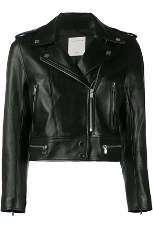 Sandro Cropped biker jacket