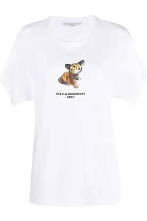 Stella McCartney Tiger-print cotton T-shirt