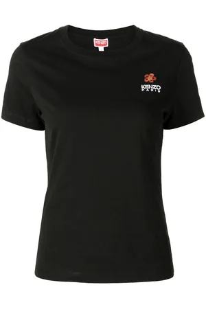 Kenzo Logo-embroidered cotton T-shirt