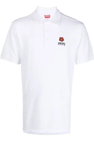 Kenzo Boky Flower embroidered polo shirt
