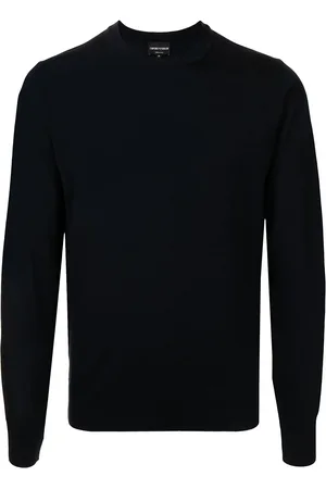 Emporio Armani Crewneck virgin wool jumper