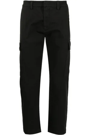 Iceberg Pressed-crease stretch-cotton tailored trousers