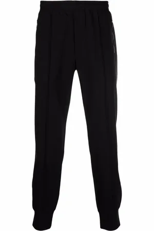 Emporio Armani Solid-colour slim-fit track pants