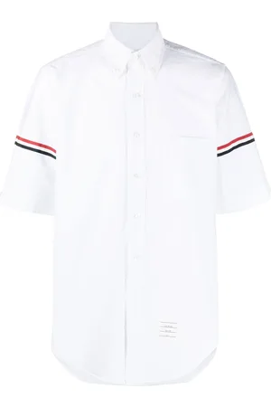 Thom Browne RWB stripe polo shirt