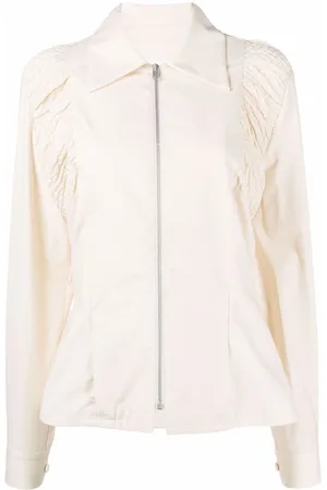 Maison Margiela Ruched-detail shirt