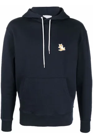 Maison Kitsuné Logo patch hoodie