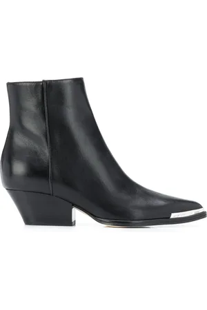 Sergio Rossi Pointed contrast-cap boots