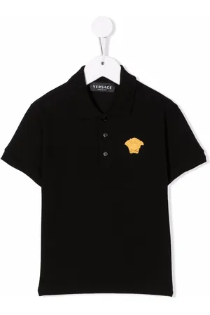 VERSACE Medusa embroidered polo shirt