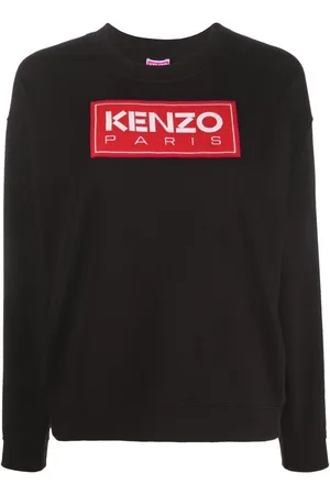 Kenzo Logo patch crew-neck sweatshirt