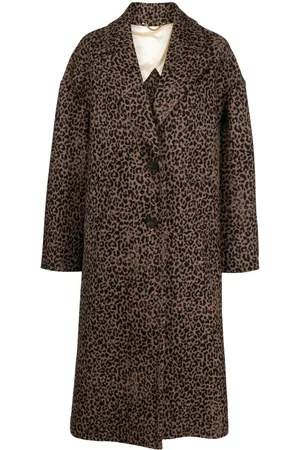 Golden Goose Leopard-print oversized coat
