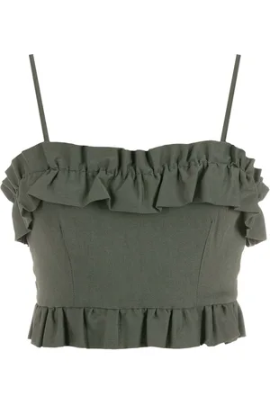 Olympiah Ruffle-trim top