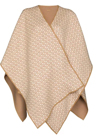 Salvatore Ferragamo Gancini reversible cape