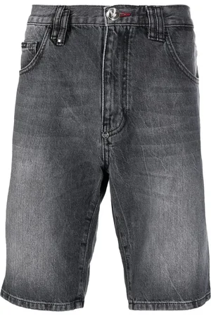 Philipp Plein Knee-length denim shorts
