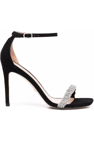 Stuart Weitzman Sue 100mm braided-strap sandals