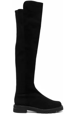 Stuart Weitzman Women Boots - Round-toe suede boots