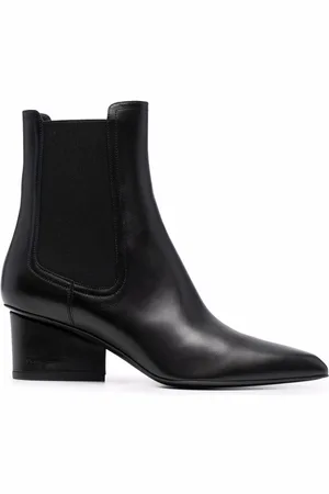 Salvatore Ferragamo Logo-embossed heel Chelsea boots