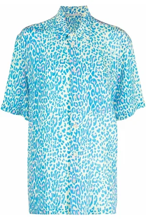 Stella McCartney Leopard print short-sleeve shirt