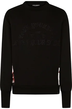 Dolce & Gabbana Contrasting panel cotton sweatshirt