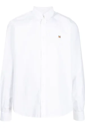 Maison Kitsuné Embroidered logo polo shirt