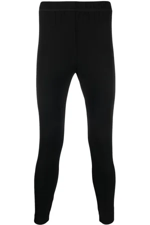 Moncler High-waisted logo-print trousers