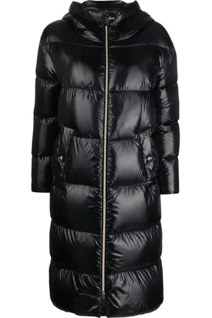 HERNO Quilted padded zipped coat
