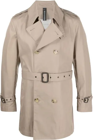 MACKINTOSH ST JOHN gabardine short trench coat