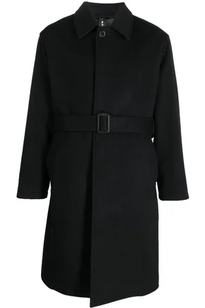 MACKINTOSH Belted wool-cashmere blend trench coat