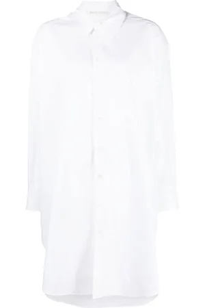 Palm Angels Rhinestone logo shirt dress