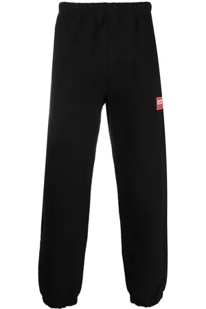 Kenzo Logo-patch cotton track pants