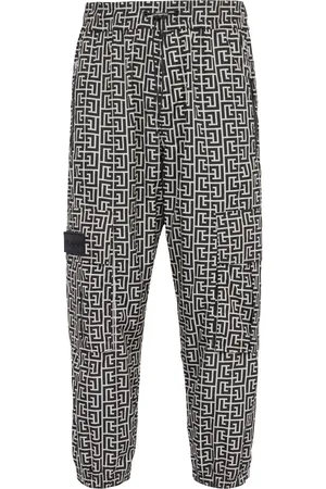 Balmain monogram-print Track Pants - Farfetch