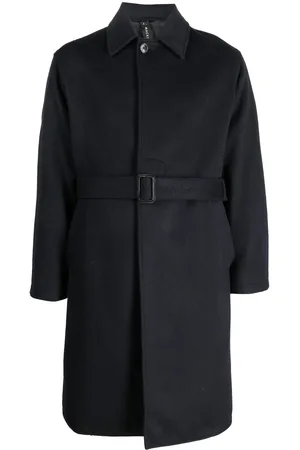 MACKINTOSH Belted wool-cashmere blend trench coat