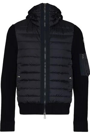 Moncler Knit detail padded jacket