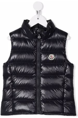 Moncler Logo-patch zip-up padded gilet