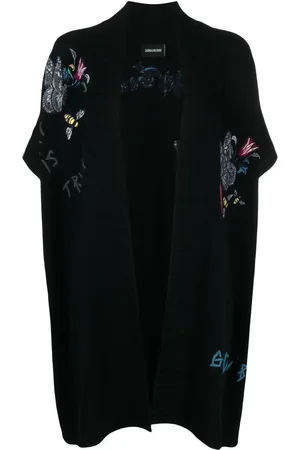 Zadig & Voltaire Embroidered motif cashmere cardigan